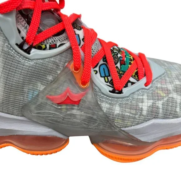 Nike LeBron 19 Fast Food Basketball men's sneakers size 8